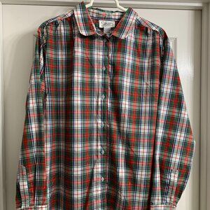 Spree Brand Women's Multi-Color Plaid Blouse, Size 22W